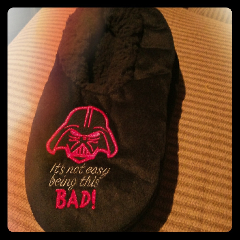 DONATED Disney STAR WARS  holiday slipper socks